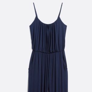 Kaileigh- Adalia Knit Jumpsuit, Navy